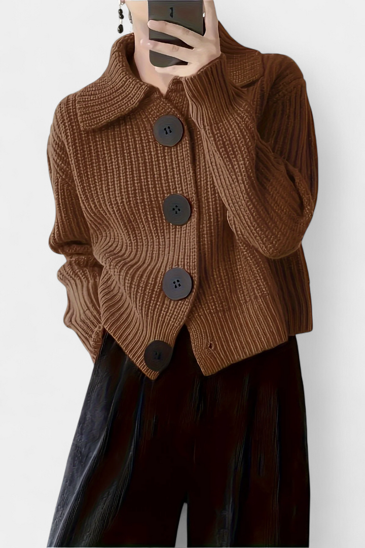 Juliet Chaqueta-Suéter Casual Elegante