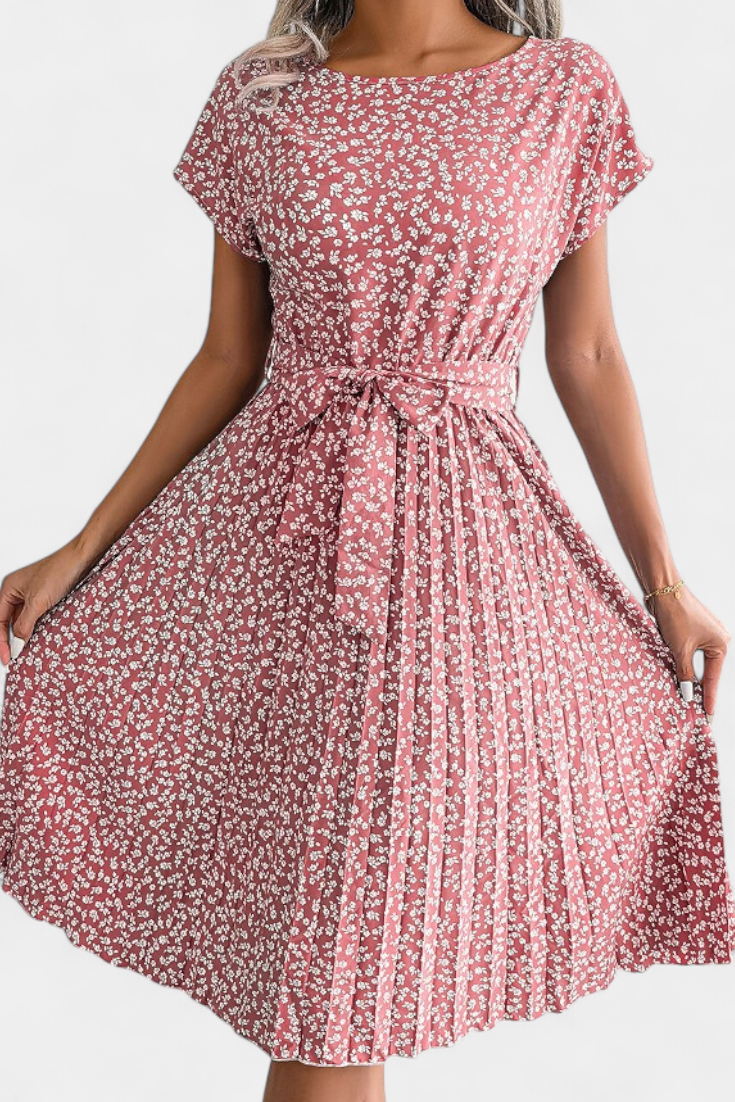 Galilea Vestido Midi Floral de Inspiración Campestre