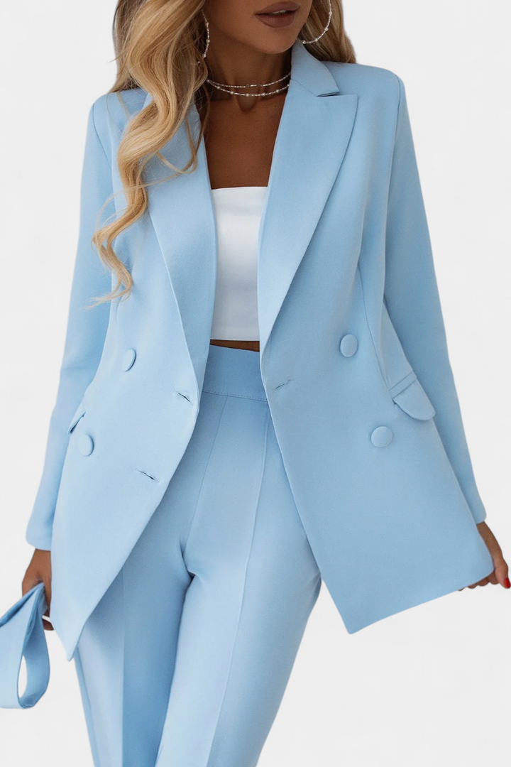 Julia Urban Blazer and Regular Cut Pants Set