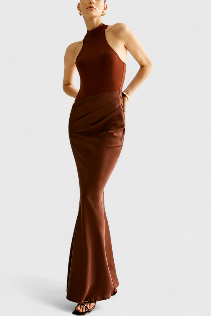 Mafalda Vestido Maxi con Estilo Tank Top y Silueta Esbelta