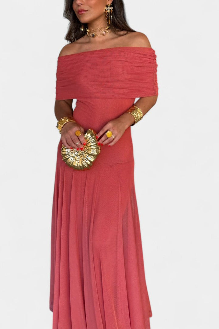 Jessamy Vestido Maxi Tie-Dye de Un Hombro