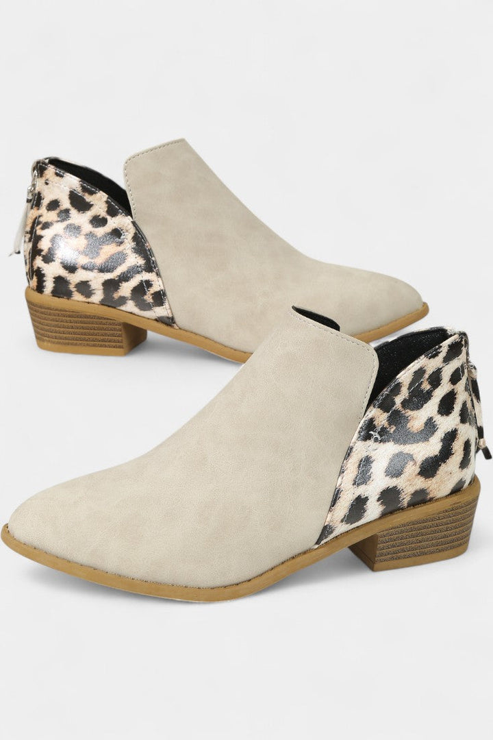 Botas Ortopédicas Janicee con Estampado de Leopardo