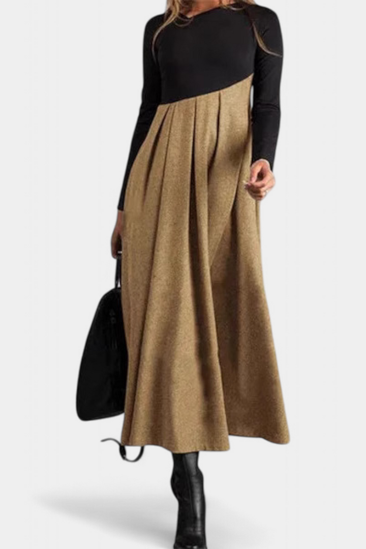 Bellarose Vestido Maxi con Mangas Largas y Tejido Transpirable