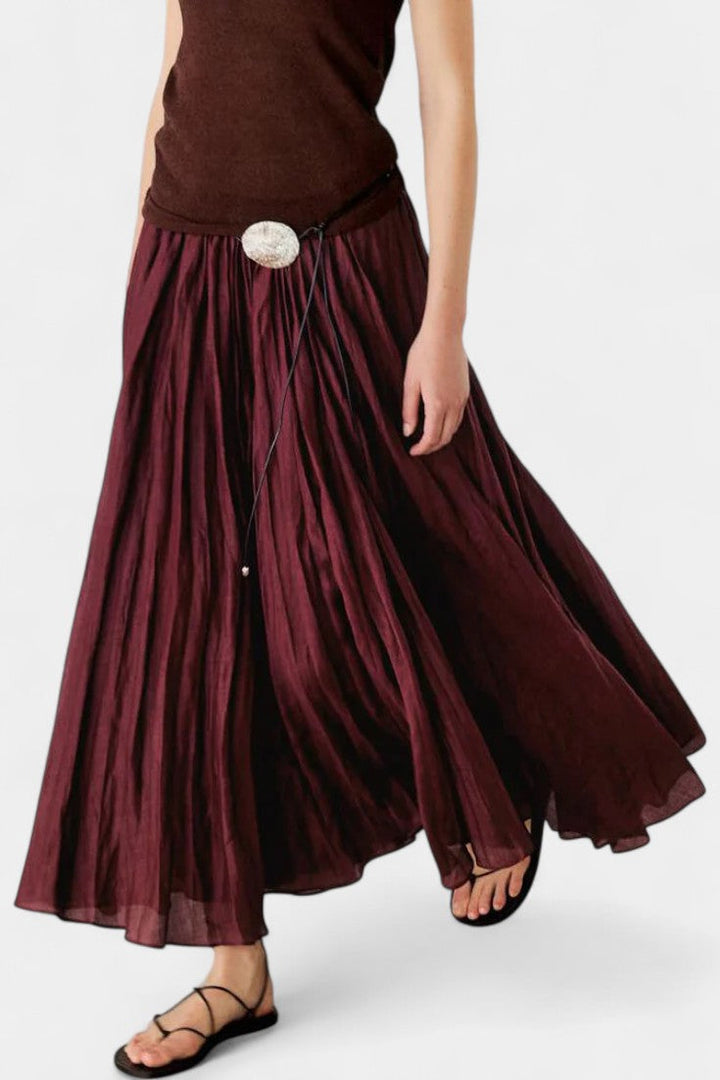 Gia Conjunto Oversized de Suéter y Falda Midi