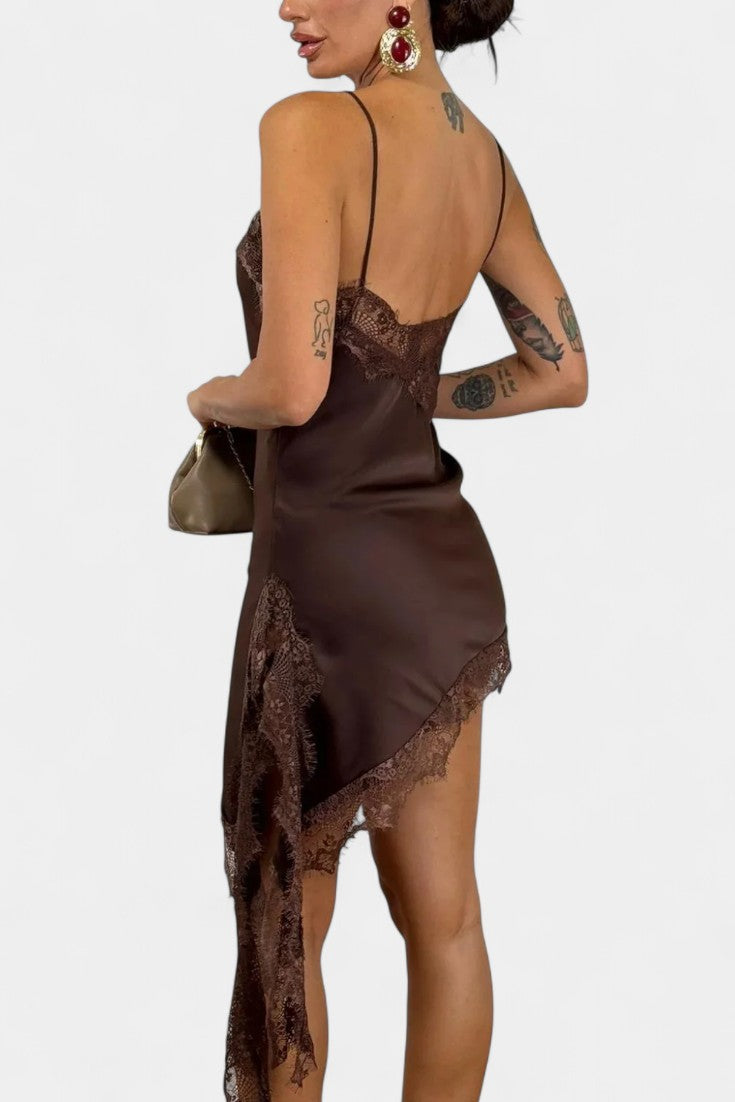 Kerry Mini Vestido de Tirantes con Encaje