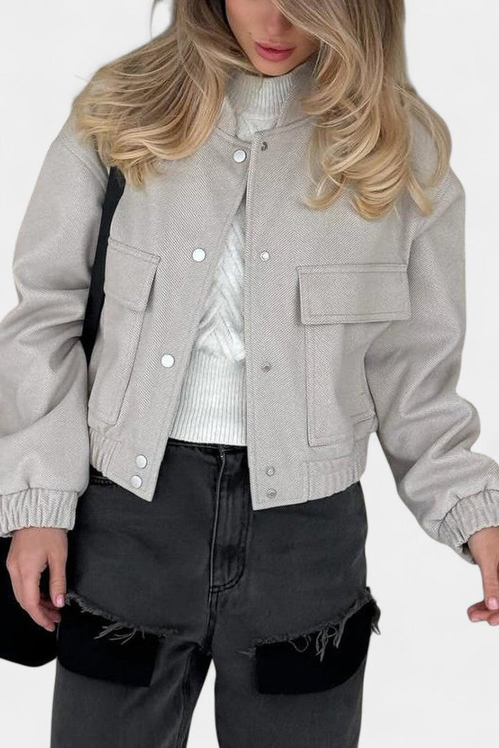 Lulu Chaqueta Casual Minimalista
