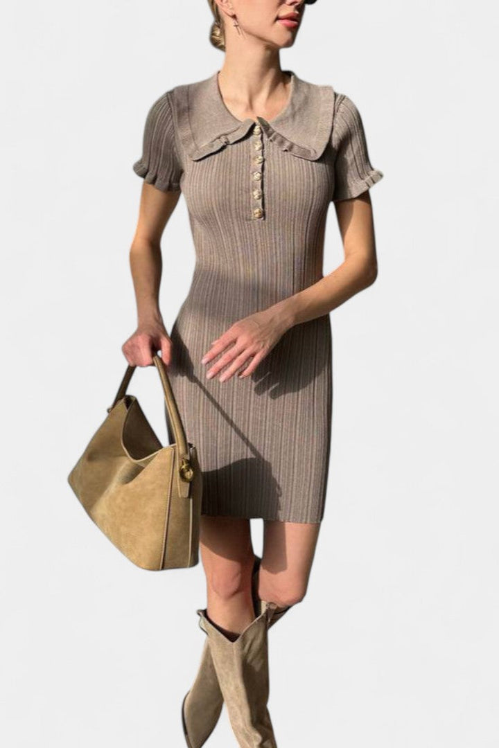 Rowan Vestido de Punto Sofisticado