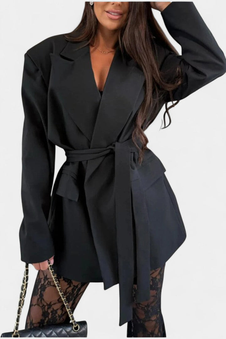 Demelza Conjunto de Blazer Oversized y Pantalones con Encaje Floral