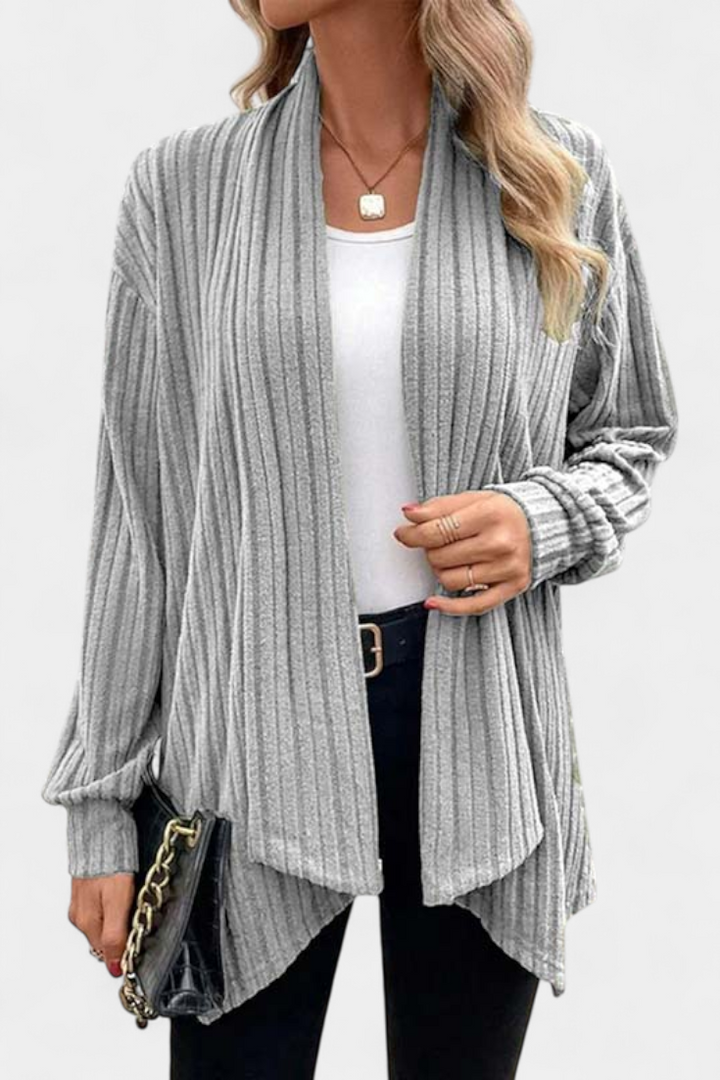 Sansel Cárdigan Casual con Capucha y Bolsillos