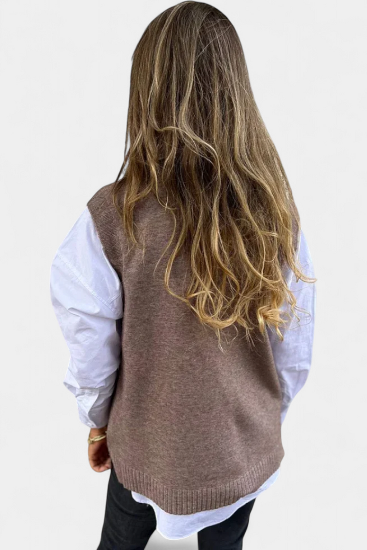 Mairead Chaqueta de Punto con Escote en V