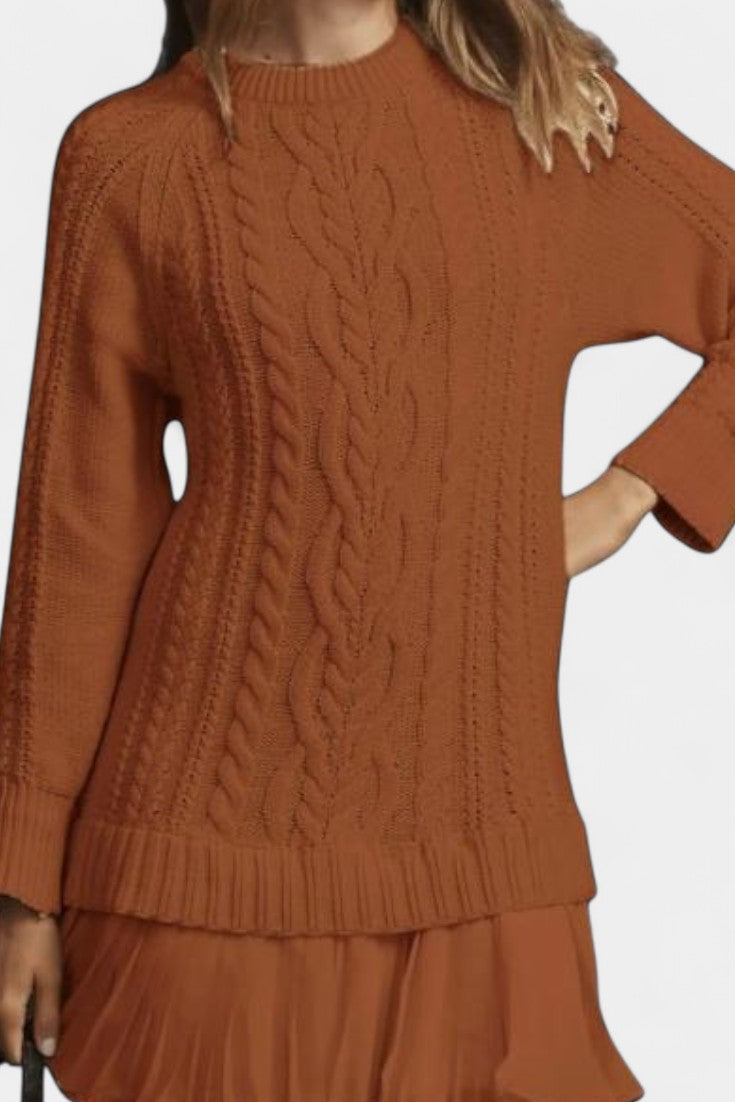 Daina Vestido Mini de Punto con Forma Retorcida