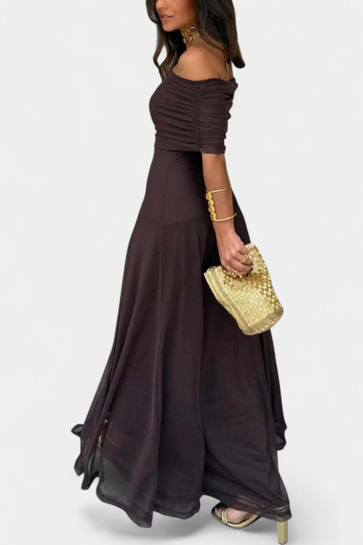 Jessamy Vestido Maxi Tie-Dye de Un Hombro