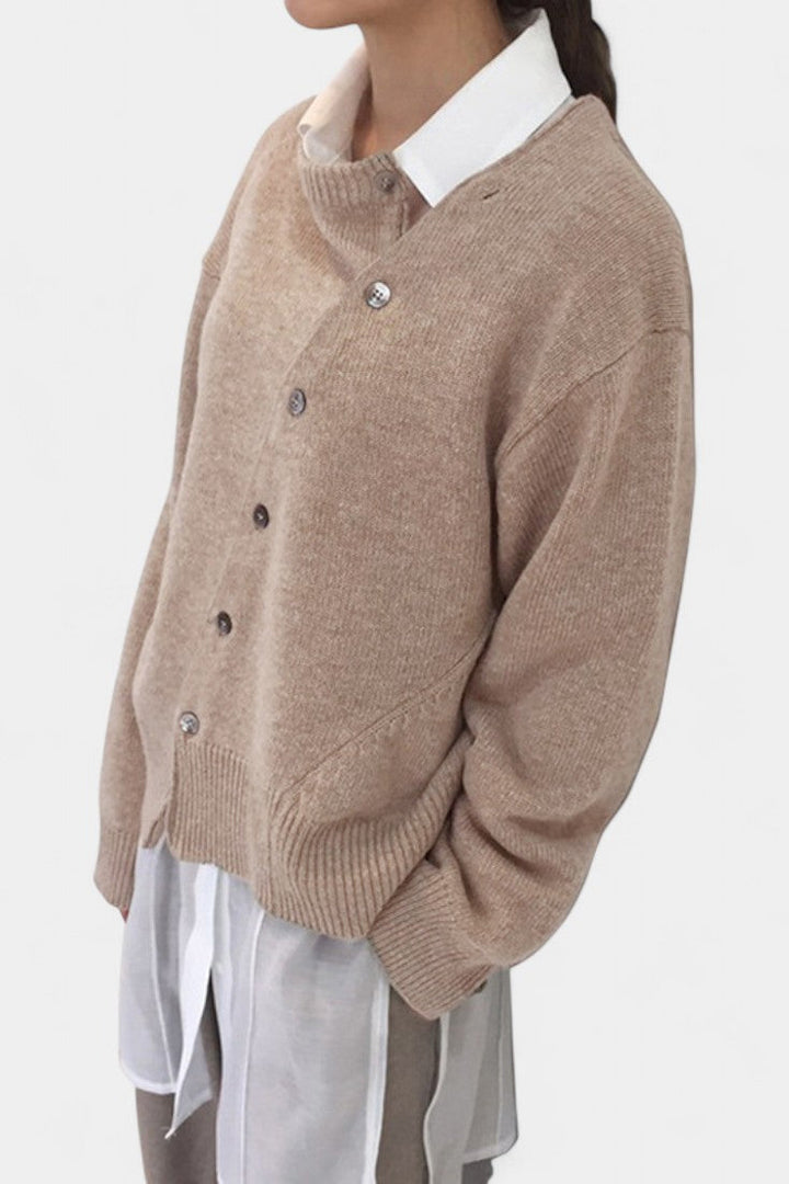 Wunlisa Cárdigan de Invierno con Botones