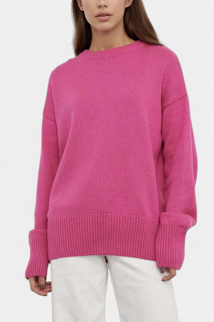 Krolyn Suéter de Invierno con Puños Acanalados