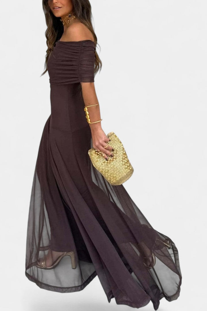 Jessamy Vestido Maxi Tie-Dye de Un Hombro