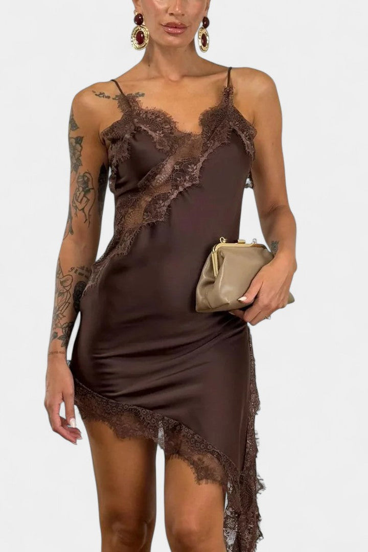 Kerry Mini Vestido de Tirantes con Encaje