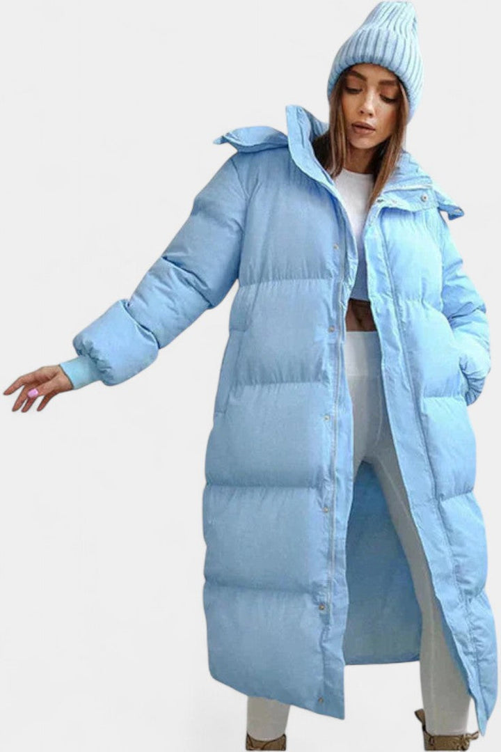 Razel Abrigo Puffer de Invierno con Capucha