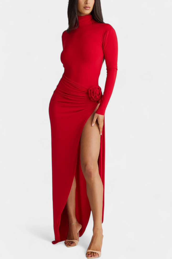 Lira Vestido de Espalda Abierta Atemporal