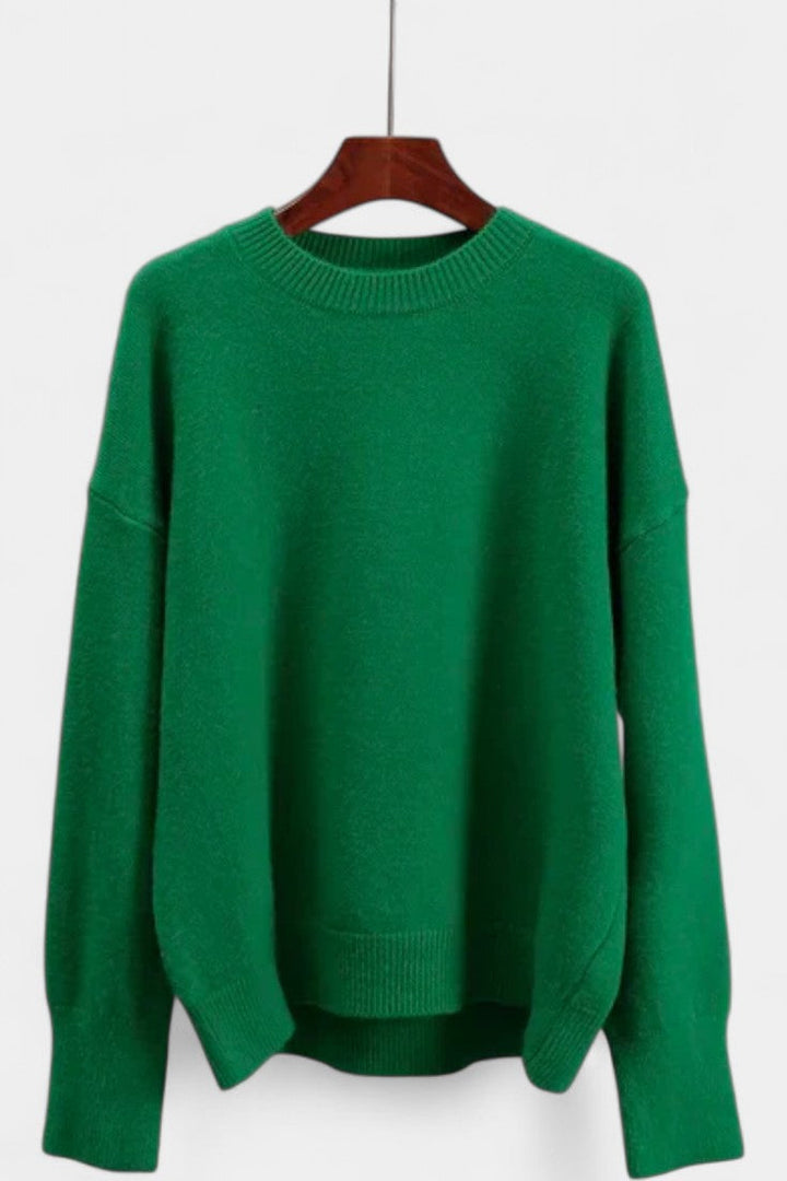 Krolyn Suéter de Invierno con Puños Acanalados