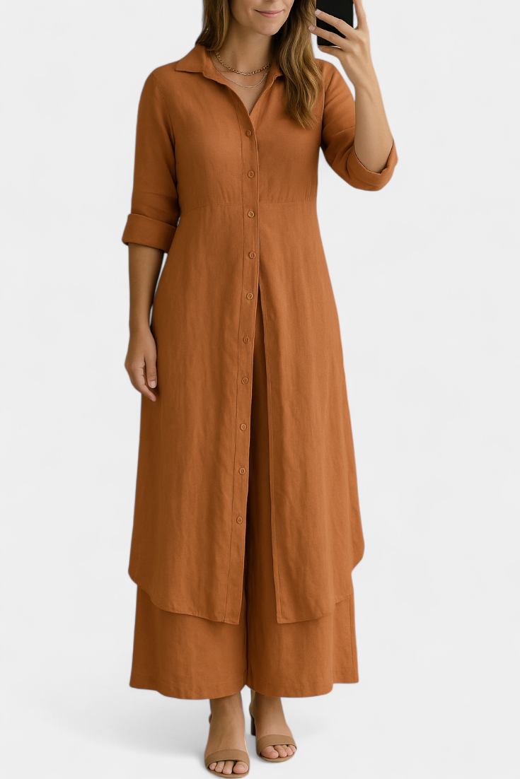 Palmer Conjunto de Lino Atemporal