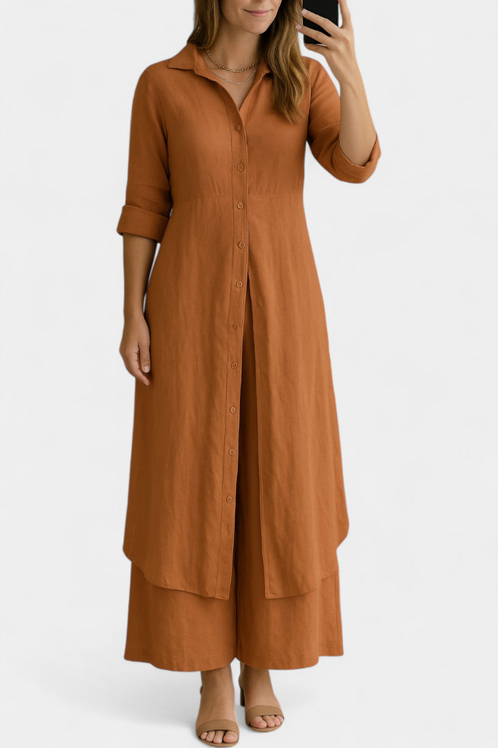 Palmer Conjunto de Lino Atemporal