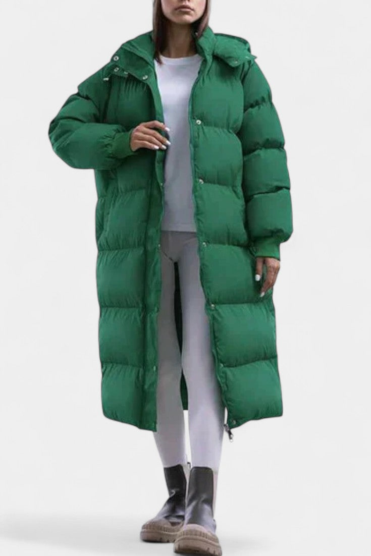 Razel Abrigo Puffer de Invierno con Capucha