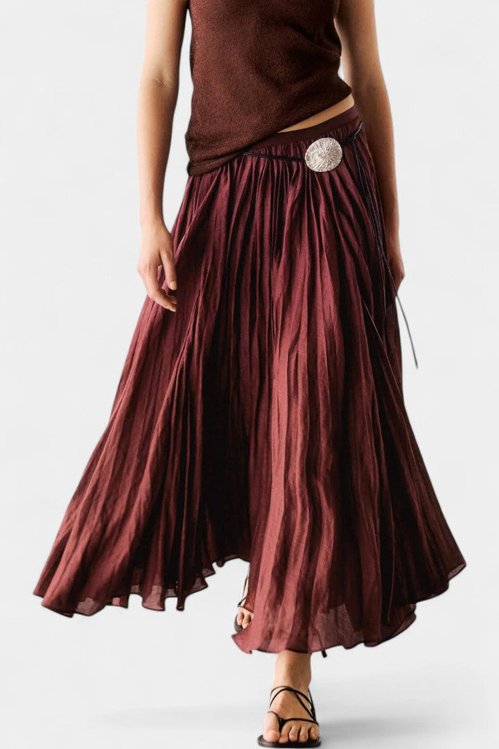 Gia Conjunto Oversized de Suéter y Falda Midi