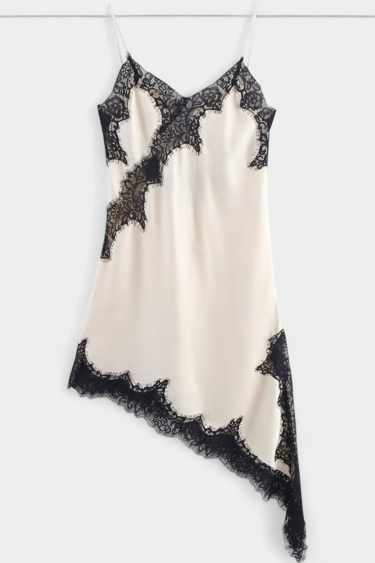 Kerry Mini Vestido de Tirantes con Encaje