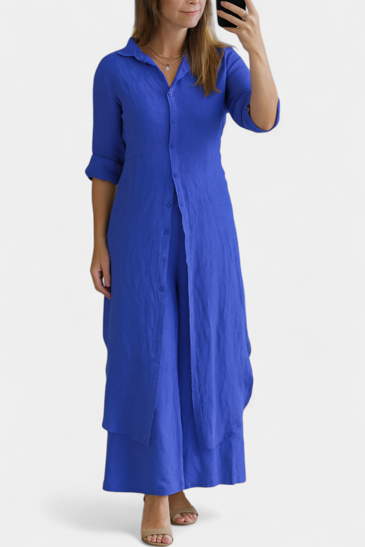 Palmer Conjunto de Lino Atemporal