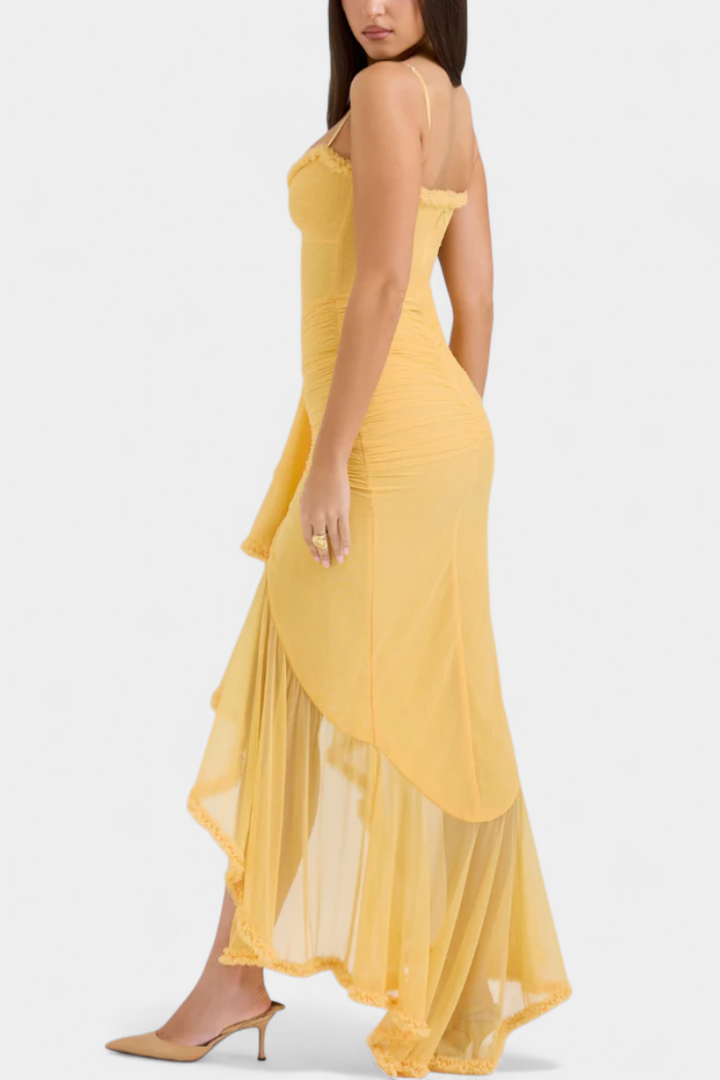 Élodie Vestido de Corsé con Volantes