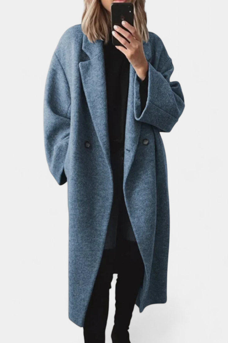 Lora Abrigo Clásico Felisha con Corte Refinado y Estilo Atemporal