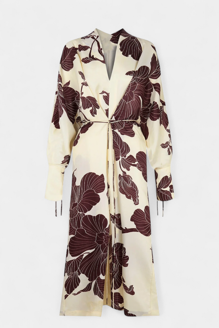 Claribel Vestido Kimono con Estampado Origami