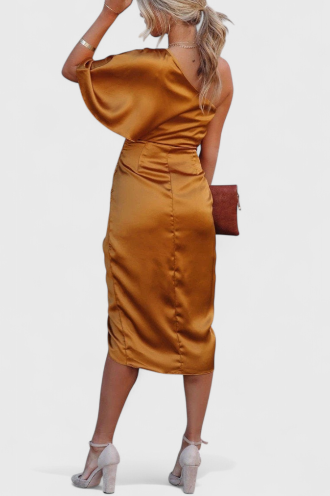 Anais Vestido Fluido con Silueta Elegante y Atemporal