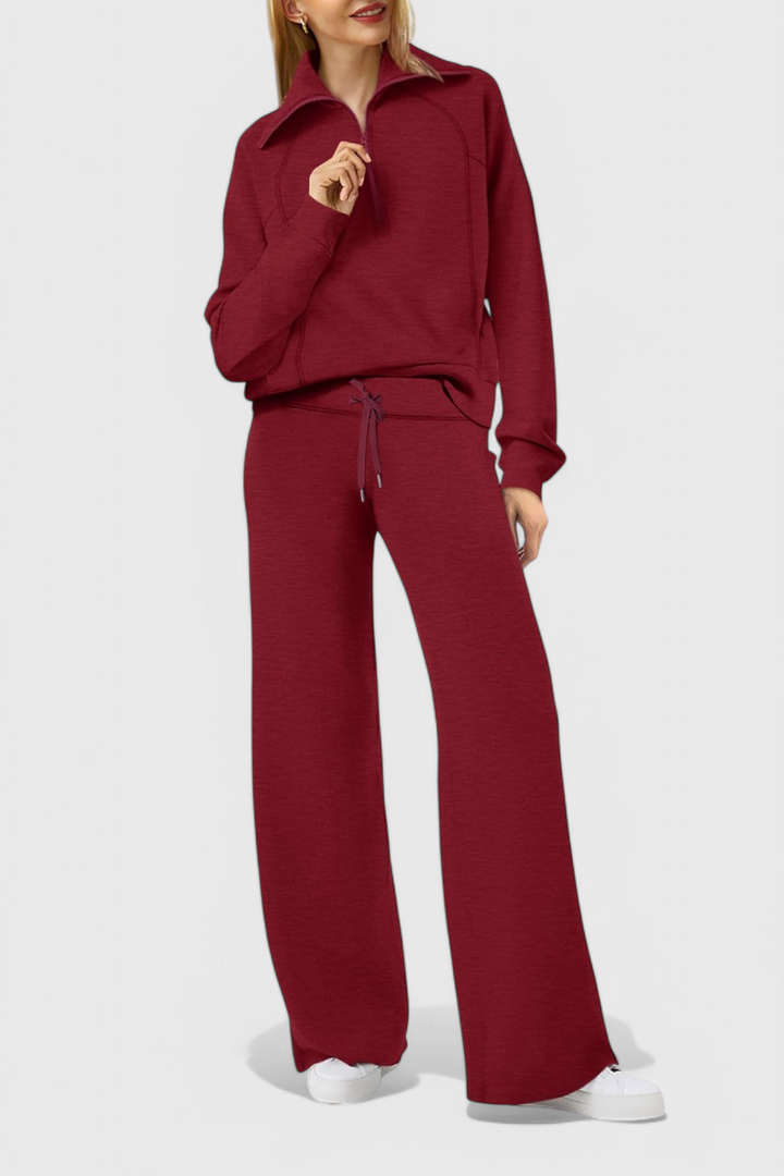 Berken Conjunto de Lounge de Dos Piezas de Manga Larga