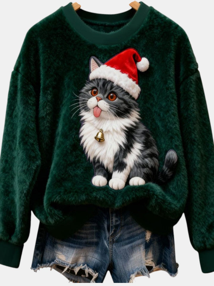 Sudadera de Franela de Navidad Daniela