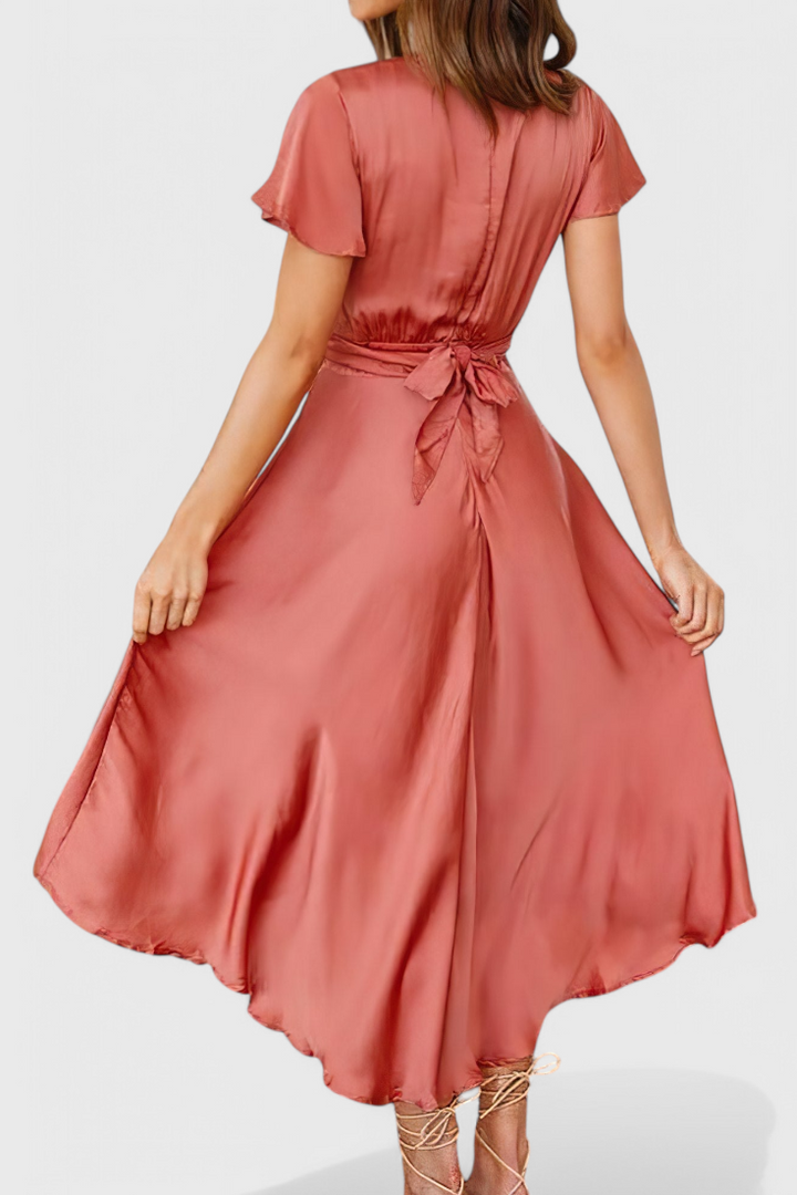 Franzi Vestido Elegante con Escote en V